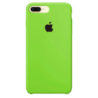 Чохол (copy) Silicone Case на Iphone 7 Plus Dark green Black apple